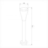 Наземный светильник Cone 1417 TECHNO Elektrostandard