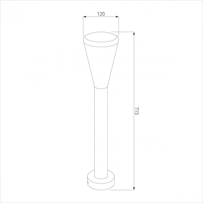 Наземный светильник Cone 1417 TECHNO Elektrostandard