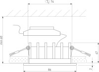 Точечный светильник Combi 25067/LED Elektrostandard