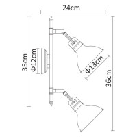Спот Mark A1102AP-2AB Arte Lamp Спот Mark A1102AP-2AB Arte Lamp