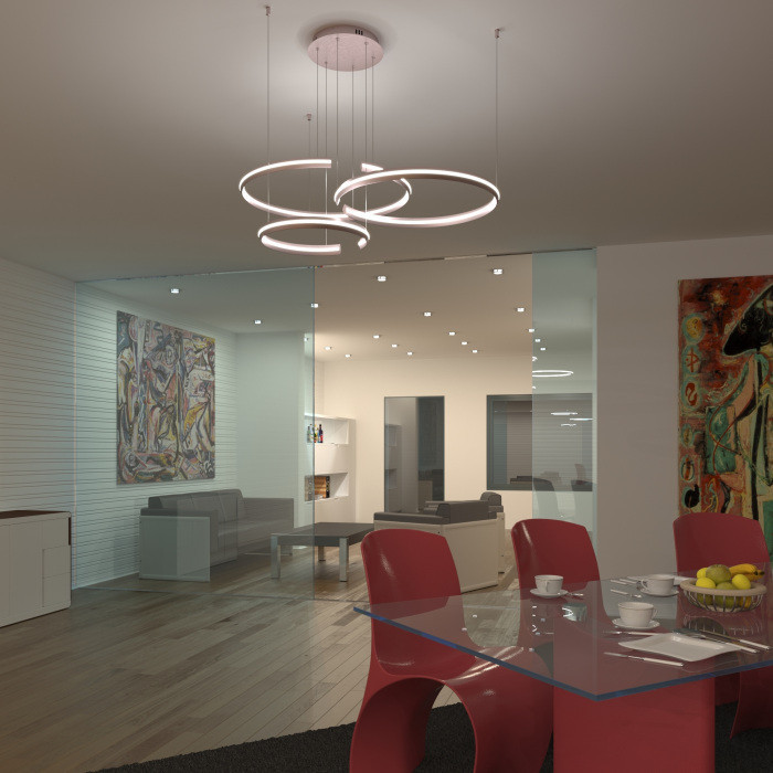 Подвесной светильник Gap 90180/3 сатин-никель Eurosvet