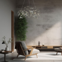 Подвесной светильник Uma 90369/12 черный жемчуг Eurosvet