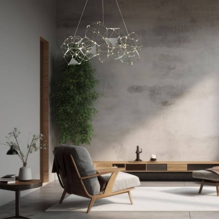 Подвесной светильник Uma 90369/12 черный жемчуг Eurosvet