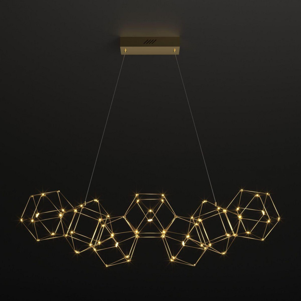 Подвесной светодиодный светильник Eurosvet Uma 90168/7 медь