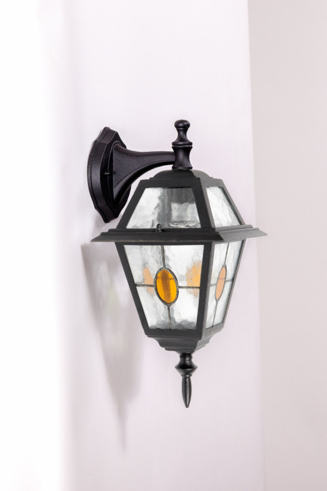Настенный фонарь уличный FARO lead GLASS 91102/04 lgY Bl Oasis Light