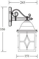 Настенный фонарь уличный TALLIN 1L 64302/02 Gb Oasis Light Настенный фонарь уличный TALLIN 1L 64302/02 Gb Oasis Light