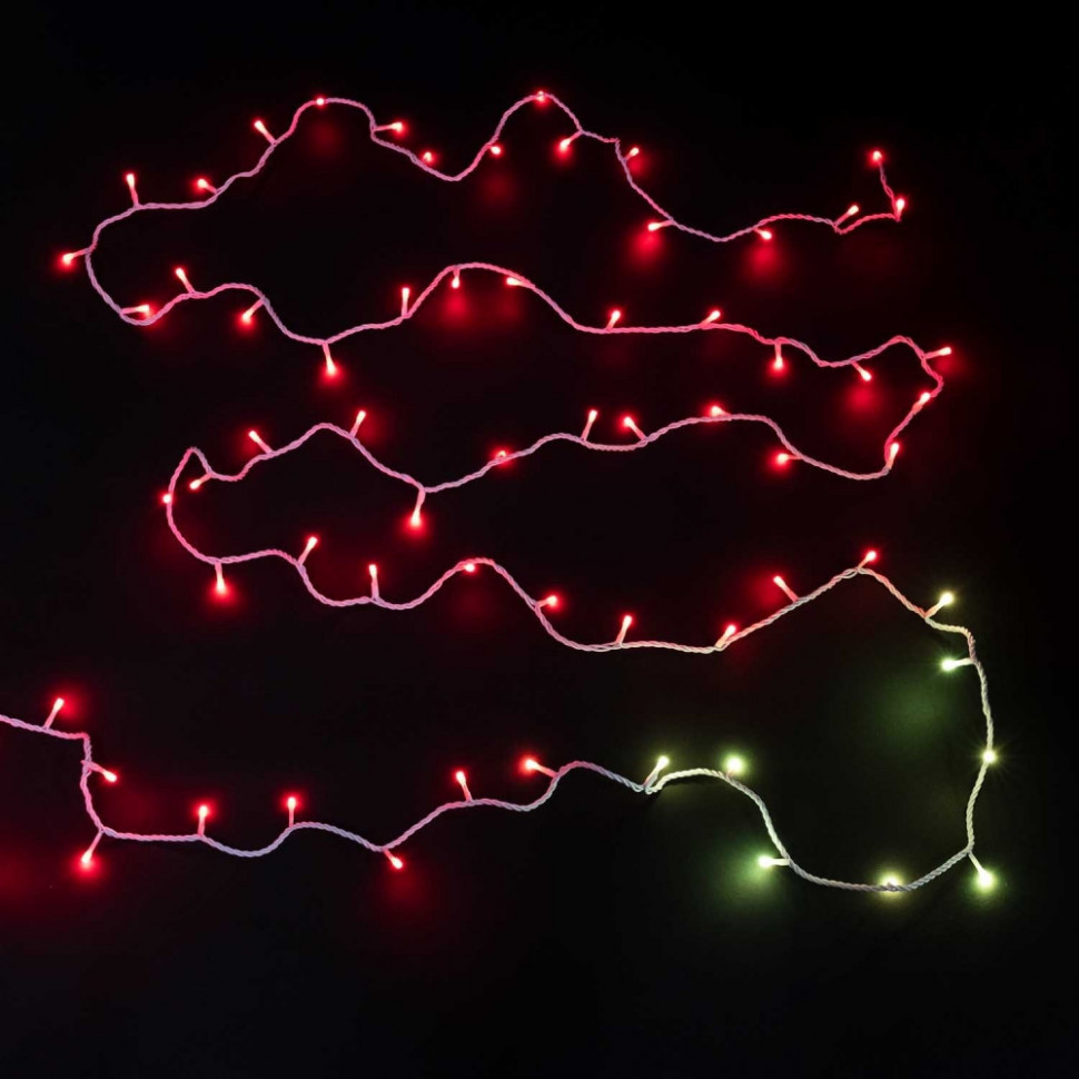 Гирлянда Нити (на ёлку) AUG100-8-1EPRGB Laitcom