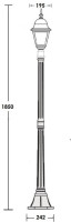 Наземный фонарь  79908M Bl Oasis Light