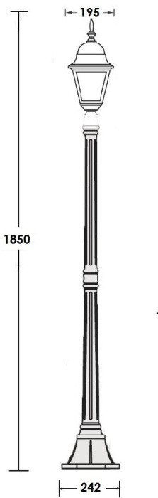 Наземный фонарь  79908M Bl Oasis Light