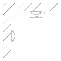 Профиль с рассеивателем SWG ARC-1806Flex 002307 Профиль с рассеивателем SWG ARC-1806Flex 002307