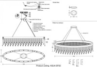 Подвесная люстра Crystal Lux Aqua SP20 Подвесная люстра Crystal Lux Aqua SP20