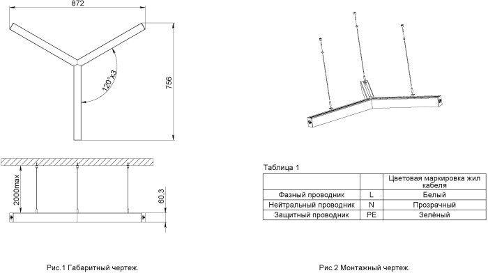 Промышленный подвесной светильник Ладья 2 CB-C1702022 Светон