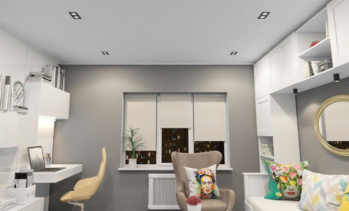 Точечный светильник Rodvig DK3072-BK+WH Denkirs