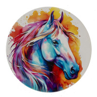 Декоративная подставка под горячее "Лошадь", L10 W10 H0,5 см, 4в.