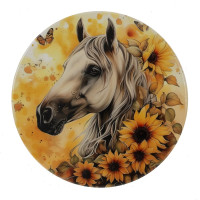 Декоративная подставка под горячее "Лошадь", L10 W10 H0,5 см, 4в.