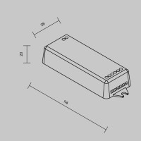 Контроллер Контроллеры для светодиодной ленты 742001 Maytoni