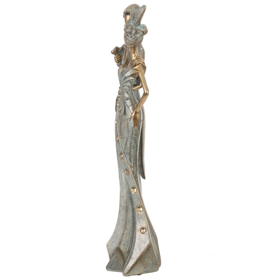 Фигурка декоративная "Влюбленная пара", L13,5 W8 H35 см