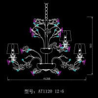 Подвесная люстра Lucia Tucci Fiori Di Rose 1775.18 Подвесная люстра Lucia Tucci Fiori Di Rose 1775.18