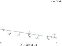Трековая система в сборе Vilanova 93359 Eglo Трековая система в сборе Vilanova 93359 Eglo
