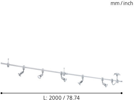Трековая система в сборе Vilanova 93359 Eglo