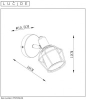 Спот Lucide Nila 77977/01/30 Спот Lucide Nila 77977/01/30