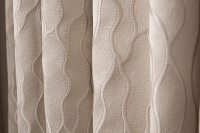 Портьера Mesh 275х260см бежевая