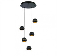 Подвесной светильник MD21001034 MD21001034-5A black/gold DeLight Collection