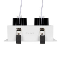 Встраиваемый светодиодный светильник Arlight CL-Kardan-S180x102-2x9W Warm 024127