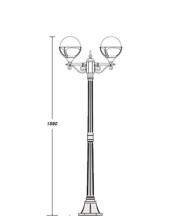 Наземный фонарь  88108A Bl Oasis Light