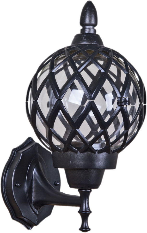 Настенный фонарь уличный  09018-0.2-001SW BK Reluce