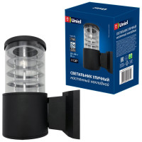 Настенный фонарь уличный  UUL-S11A 60W/E27 IP65 BLACK Uniel
