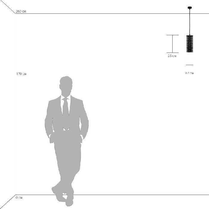 Подвесной светильник CRISTALLO 795424 Lightstar
