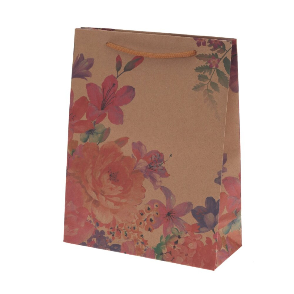 Пакет подарочный XS (бумага 210г/м2, блок 12шт), L15 W6 H20 см, 2в.