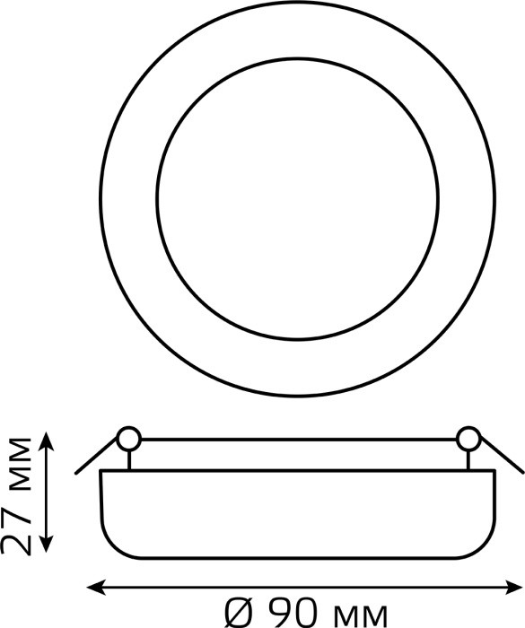 Точечный светильник Frameless 967511209 Gauss
