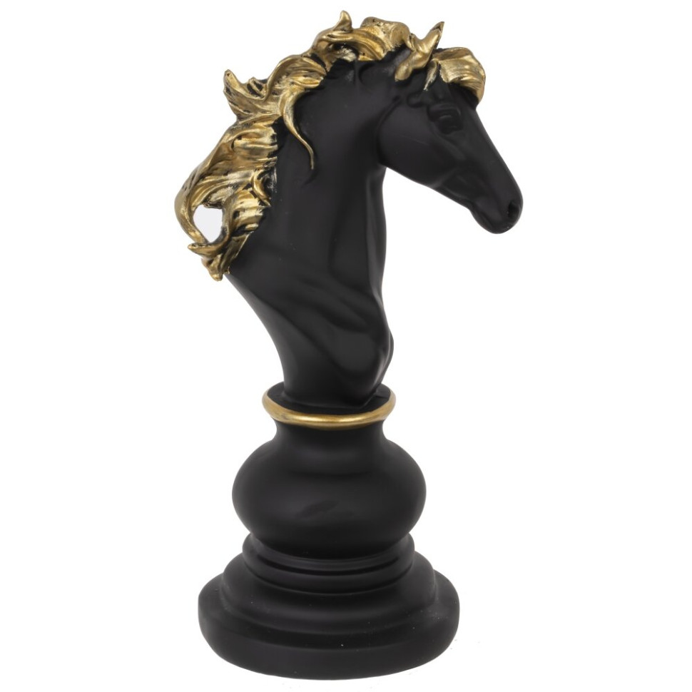 Фигурка декоративная "Шахматный Конь", L8 W10 H20 см