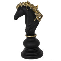Фигурка декоративная "Шахматный Конь", L8 W10 H20 см