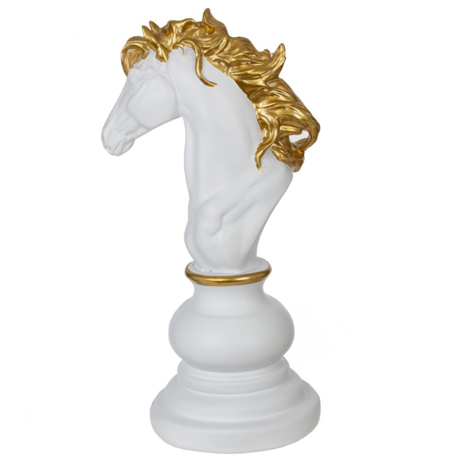 Фигурка декоративная "Шахматный Конь", L8 W10 H20 см