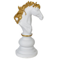 Фигурка декоративная "Шахматный Конь", L8 W10 H20 см