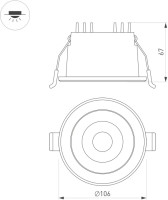 Точечный светильник ALORA 048079 Arlight Точечный светильник ALORA 048079 Arlight