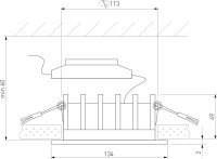 Точечный светильник Combi 25069/LED Elektrostandard