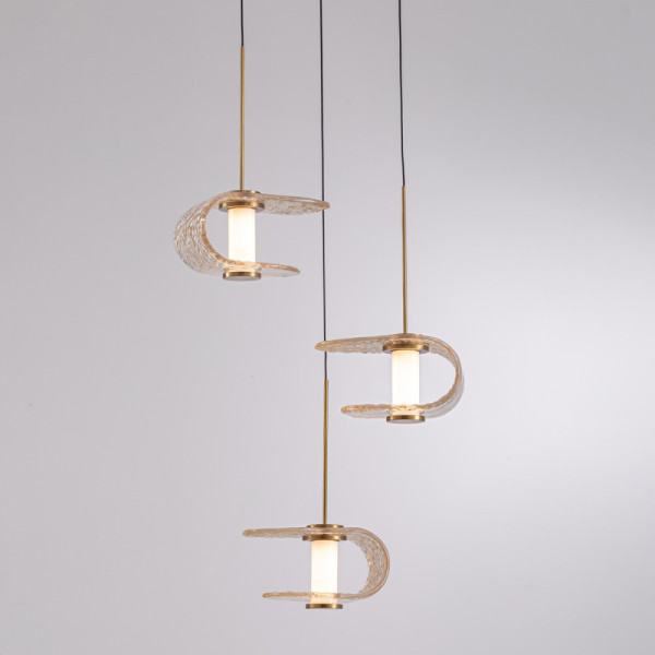 Подвесной светильник MD24020901 MD24020901-3A gold/cognac DeLight Collection