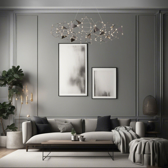 Подвесной светильник Uma 90369/15 черный жемчуг Eurosvet