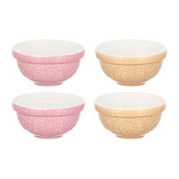 Набор чаш In The Forest, 12 см, 4 шт, коричневый, розовый