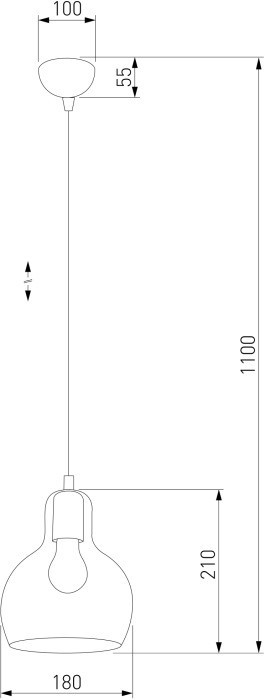 Подвесной светильник Mango 599 Mango TK Lighting