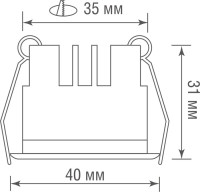 Точечный светильник Hole DL18896R3W1W Donolux