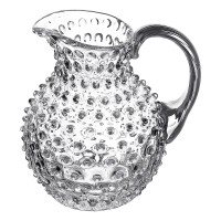 Кувшин 750мл."Kvetna Полка Дот 16200" прозрачный, платиновый