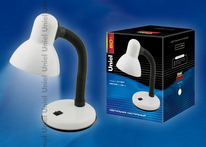 Интерьерная настольная лампа  TLI-201 White. E27 Uniel