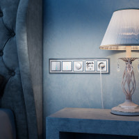 Выключатель Встраиваемые механизмы серебряные W1112106 Werkel Выключатель Встраиваемые механизмы серебряные W1112106 Werkel