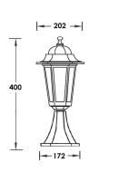 Наземный фонарь  79804S Bl Oasis Light
