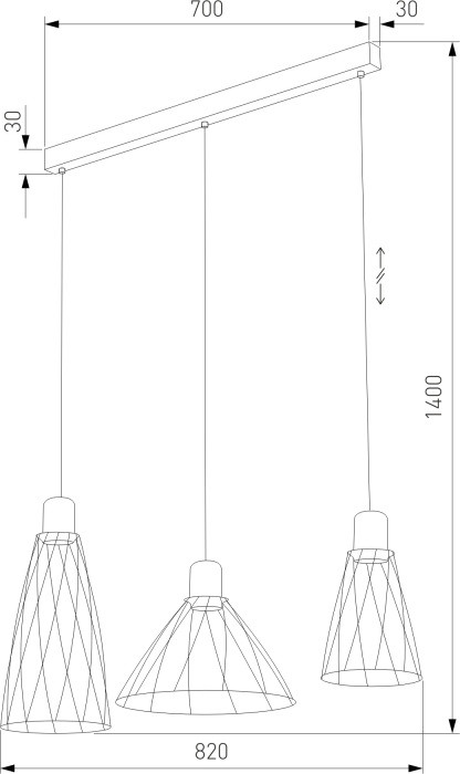 Подвесной светильник Modesto 10158 Modesto TK Lighting